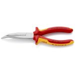   KNIPEX 26 26 200 SB Fél-kerek csőrű fogó vágóéllel (gólyacsőr fogó) krómozott VDE 200 mm