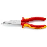   KNIPEX 26 26 200 Fél-kerek csőrű fogó vágóéllel (gólyacsőr fogó) 200 x 56 x 19 mm