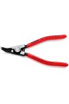 KNIPEX 46 31 A12 Seeger-gyűrű fogó Külső gyűrűkhöz, (tengelyek) 45°-os szögű 130 x 67 x 11 mm