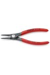 KNIPEX 49 11 A0 SB Precíziós Seeger-gyűrű fogó Külső gyűrűkhöz, tengelyeken szürkére foszfátozott 140 mm