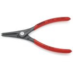   KNIPEX 49 11 A2 SB Precíziós Seeger-gyűrű fogó Külső gyűrűkhöz, tengelyeken szürkére foszfátozott 180 mm