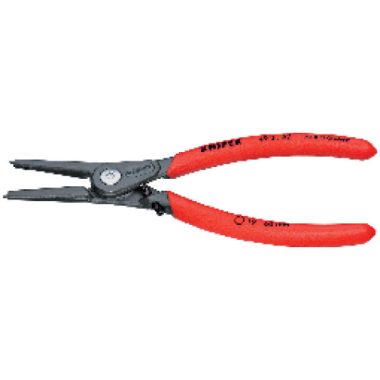 KNIPEX 49 31 A2 Precíziós Seeger-gyűrű fogó Külső gyűrűkhöz, (tengelyek) Túlfeszítés elleni védelemmel 180 x 40 x 13 mm