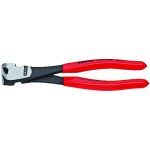   KNIPEX 67 01 140 SB Erőkímélő homlokcsípőfogók feketére foszfátozott 140 mm