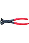 KNIPEX 68 01 180 SB Homlokcsípőfogók feketére foszfátozott 180 mm