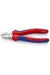 KNIPEX 70 05 160 T BK Oldalcsípőfogók rögzítőszemmel krómozott 160 mm