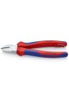 KNIPEX 70 05 180 T BK Oldalcsípőfogók rögzítőszemmel krómozott 180 mm