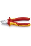 KNIPEX 70 06 160 SB Oldalcsípőfogók krómozott VDE 160 mm