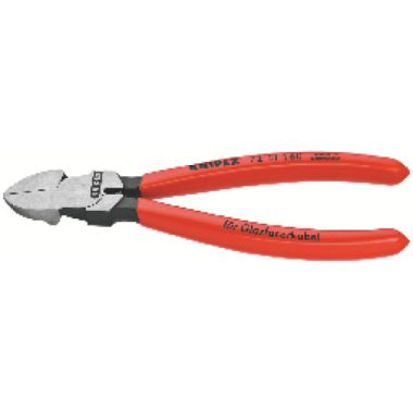 KNIPEX 72 51 160 Oldalcsípő fényvezetőkhöz (üvegszál-kábel) 160 x 73 x 14 mm