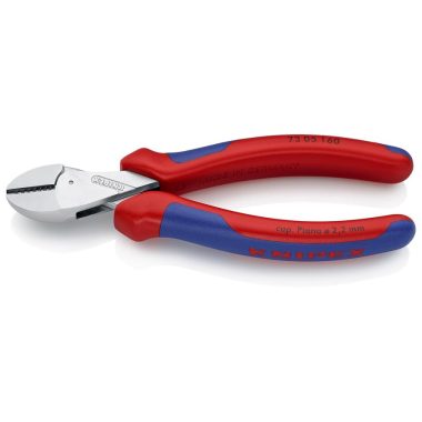 KNIPEX 73 05 160 SB X-Cut Kompakt oldalcsípőfogó nagy áttételű krómozott 160 mm