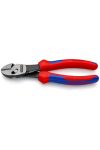 KNIPEX 73 72 180 F T TwinForce® Nagy teljesítményű oldalcsípőfogó Nyitórugóval 180 x 54 x 21 mm