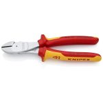   KNIPEX 74 06 200 SB Erő-kímélő oldalcsípőfogó krómozott VDE 200 mm