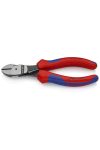 KNIPEX 74 12 160 SB Erő-kímélő oldalcsípőfogó feketére foszfátozott 160 mm