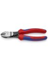 KNIPEX 74 12 180 SB Erő-kímélő oldalcsípőfogó feketére foszfátozott 180 mm