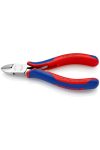 KNIPEX 77 02 135 H Hard Metal Elektronikus oldalcsípő behelyezett keményfém vágóéllel 135 x 50 x 20 mm