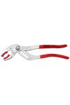 KNIPEX 81 13 250 SB Szifon- és konnektorfogó szifonokhoz, műanyag csövekhez és konnektorokhoz krómozott 250 mm