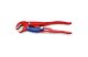 KNIPEX 83 60 010 Csőfogó S-pofa Gyorsállítással 330 x 70 x 25 mm