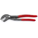   KNIPEX 85 51 180 C SB Tömlőbilics-fogó click-bilicsekhez szürkére foszfátozott 180 mm