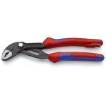   KNIPEX 87 02 180 T BK Cobra® Hightech vízpumpa-fogó szürkére foszfátozott 180 mm