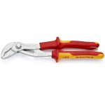   KNIPEX 87 26 250 T BK Cobra® VDE Hightech vízpumpa-fogó, szigetelt krómozott 250 mm