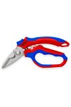 KNIPEX 95 05 20 SB Villanyszerelő olló, hajlított 160 x 76 x 21 mm