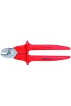 KNIPEX 95 06 230 SB Kábelolló Fröccsöntött műanyag markolatok VDE 230 mm