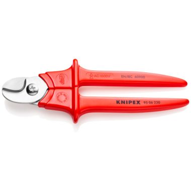 KNIPEX 95 06 230 Kábelolló Fröccsöntött műanyag markolatok 230 x 82 x 30 mm