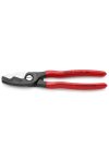 KNIPEX 95 11 200 SB Kábelolló kettős vágóéllel barnított 200 mm