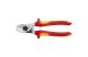 KNIPEX 95 26 165 SB Kábelolló nyitórugóval krómozott VDE 165 mm