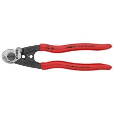 KNIPEX 95 61 190 SB Drótkötél olló kovácsolt 190 mm