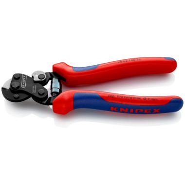 KNIPEX 95 62 160 TC Drótkötél olló Gumiabroncshoz 160 x 60 x 22 mm