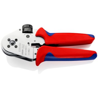 KNIPEX 97 52 63 Négy tüskés sajtoló fogó csavart érintkezőkhöz 180 x 67 x 37 mm