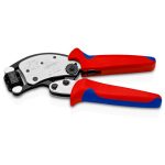   KNIPEX 97 53 19  Twistor16 Önbeállító krimpelő fogó érvéghüvelyhez Elfordítható krimpelő fejjel 200 x 80 x 26 mm