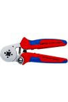 KNIPEX 97 55 04 Önbeállító krimpelő fogó érvéghüvelyhez Oldalsó bevezetéssel 180 x 77 x 21 mm