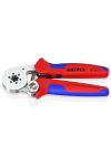 KNIPEX 97 55 14 Önbeállító krimpelő fogó érvéghüvelyhez Oldalsó bevezetéssel 180 x 75 x 21 mm