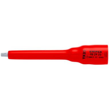 KNIPEX 98 29 25 Dugókulcsbetét (kettős hatlap) TX25-höz 3/8 123 x 23 x 23 mm