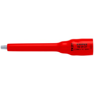 KNIPEX 98 29 27 Dugókulcsbetét (kettős hatlap) TX27-hez 3/8 123 x 23 x 23 mm