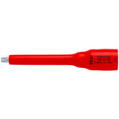 KNIPEX 98 29 30 Dugókulcsbetét (kettős hatlap) TX30-hoz 3/8 123 x 23 x 23 mm