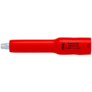 KNIPEX 98 29 45 Dugókulcsbetét (kettős hatlap) TX45-höz 3/8 117 x 23 x 23 mm