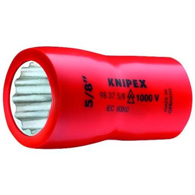 KNIPEX 98 37 3/4" Dugókulcsbetét (kettős hatlap) 3/8″-os belső négyszöggel 49 mm