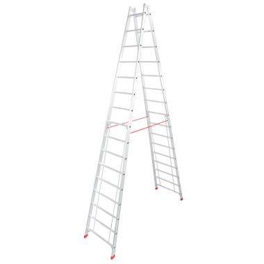 KRAUSE 801746 STABILO két oldalon járható létra, létrafokos 2x16 fokos