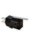 TRACON KW3-35 Helyzetkapcsoló, mikro, rugószáras 1×CO 10(3)A/230V, 28mm, 4,8x0,8 mm, IP00