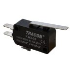   TRACON KW3-35 Helyzetkapcsoló, mikro, rugószáras 1×CO 10(3)A/230V, 28mm, 4,8x0,8 mm, IP00