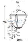 LUTEC 2601-PIR-3K wh UNITE PIR LED Fali kültéri lámpa, IP44