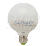   TRACON LA8012W Gömb búrájú LED fényforrás 230 VAC, 12 W, 2700 K, E27, 900 lm, 200° , EEI=A