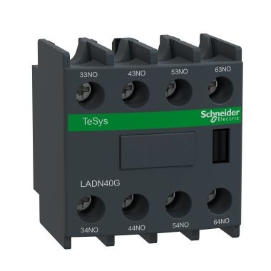 SCHNEIDER LADN40G Segédérintkező blokk, homloklapi, 4Z