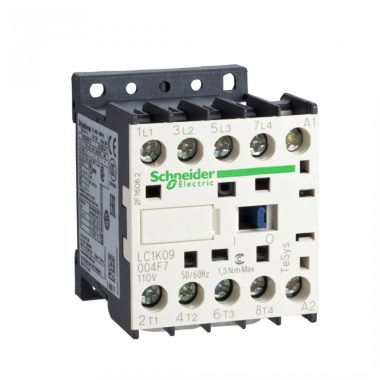 SCHNEIDER LC1K09008P7 Mágneskapcsoló 4P, 2Z+2NY AC1/20A 230V AC