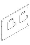 LEGRAND 021069 XL3 front panel 400mm 24mod DPX3630+motor source switch hinged