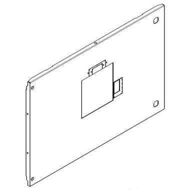 LEGRAND 021072 XL3 4000 metal front plate 400mm for pull-out motorized DPX3630