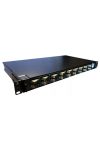 LEGRAND 032172 optikai patch panel kifordítható 18xSC duplex multimódusú 1U-19" fekete LCS3