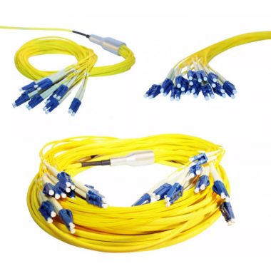 LEGRAND 032435 patch cable optics OS2.HD: Fan-out/Fan-out 12xLC/12xLC duplex micro cable LSZH (LSOH) yellow 50 meters LCS3